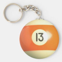 Lucky 13 keychain
