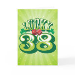 Lucky 38 Birthday Card