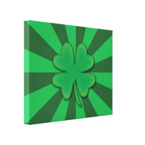 Lucky 4 leaf clover St. Patrick's Day Print