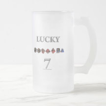 Lucky 7 coffee mugs