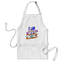 Lucky 7 & Dice Tattoo Aprons