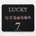 Lucky 7 mousepads