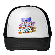 Lucky 7 w/ Dice Trucker Hat