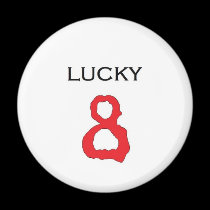 Lucky 8 Magnet