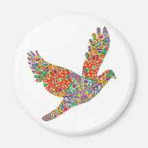 LUCKY Angel Bird Fridge Magnet