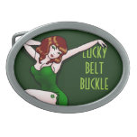 Lucky Belt Buckle Lucky St. Patrick's Pinup Gifts