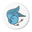 Lucky Bluebird magnets