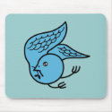 Lucky Bluebird mousepads