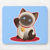Lucky Cat Mousepads
