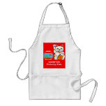 Lucky Cat. Unlucky Fish aprons