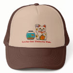 Lucky cat, unlucky fish. hats