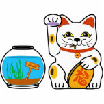 Lucky Cat. Unlucky Fish. photo sculptures
