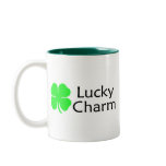 Lucky Charm Clover mugs