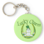 Lucky Charm Leprechaun Keychain