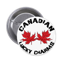 Lucky Charms Canadian Pinback Button
