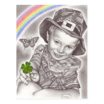 Lucky Clover Postcard