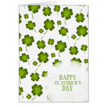 Lucky Clover St. Patrick's Day card