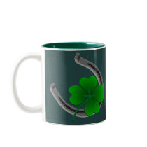 Lucky Coffee Cup St. Patrick's Day Shamrock Mug