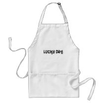 Lucky Dog Paw Print Apron
