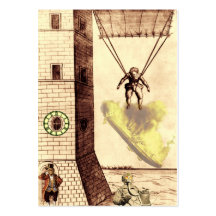 Lucky Escape ~ Artist Trading Card. Business Cards