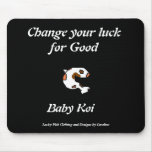 Lucky Fish Mousepad, Baby Koi