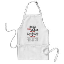Lucky Friday the 13th Apron