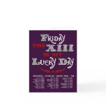 Lucky Friday the 13th Dark Card