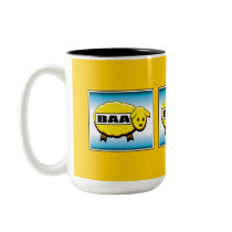 Lucky Gold Sheep Coffee Mug
