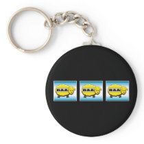 Lucky Gold Sheep Keychain