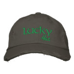 Lucky Hat Embroidered Hat embroidered hats