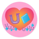 Lucky Heart stickers