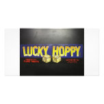 Lucky Hoppy Label photo cards