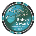 Lucky in Love Vegas Newlyweds Casino Chip