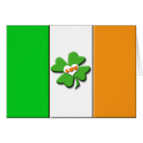 Lucky Irish Flag Greeting Card