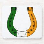 lucky irish horseshoe mousepads