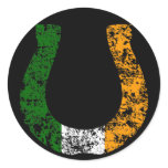 lucky irish horseshoe stickers