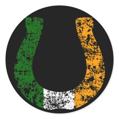 lucky irish horseshoe sticker by asyrum
