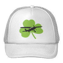 Lucky Irish Pilot Trucker Hats