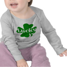 Lucky Irish St. Patricks Day Green Shamrock Tshirt