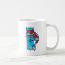 Lucky Kohaku Koi Fish mugs