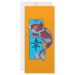 Lucky Kohaku Koi Fish rack cards