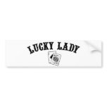 Lucky Lady bumper stickers