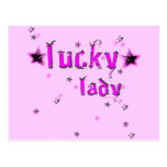 Lucky Lady Postcard