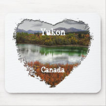 Lucky Lake; Yukon Territory Souvenir Mouse Pad