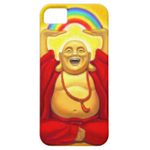 Lucky Laughing Rainbow Buddha iPhone 5 Case