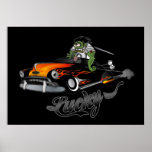 "Lucky" Lead Sled Art Poster posters