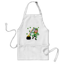 Lucky Leprechaun Aprons