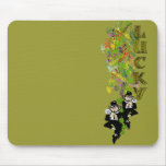 Lucky Leprechaun mousepads