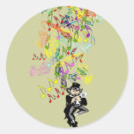 Lucky Leprechaun Round Stickers
