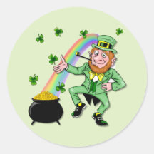 Lucky Leprechaun Sticker